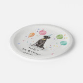Groot Deen Puppy Dog Kids Verjaardagsfeest Papieren Bordje (Gekanteld)