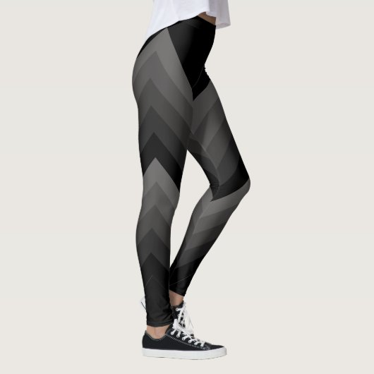 Groot diagonaal verloopstreep leggings (Rechts)