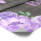 Groot ellephant welkomstteken, Poster voor meisjes (Hoek)