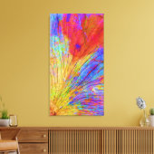 Groot en modern ontwerp verpakt canvas print (Insitu (Woonkamer))