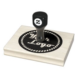 Groot en vet oogverblindend 	rubberstempel