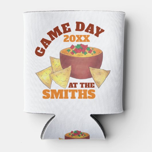 Groot Football spel Tailgate Party Chips Cheese Di Blikjeskoeler (Voorkant)