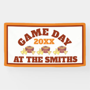 Groot Football spel Tailgate Party Chips Cheese Di Spandoek