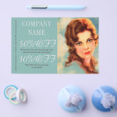 groot gatsby meisje schoonheidssalon make-up haars flyer (Enkel)