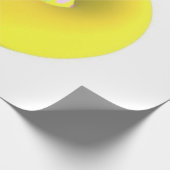 GROOT GEEL ABSTRACT KARAKTER VOOR EXTRA CADEAUPAPIER (Hoek)