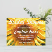 Groot geel Zonnebloem foto vrijgezellenfeest Kaart (Staand voorkant)