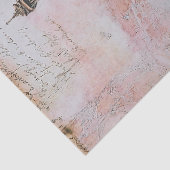 Groot geïnspireerd meisje in Parijs Tissuepapier (Detail)