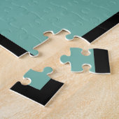 Groot gekleurd Mandala 4-vierkant: Aubergreen Legpuzzel (Zijkant)