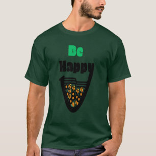 Groot geluk in beweging voor T-shirt liefhebbers