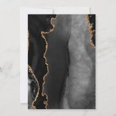 Groot geopend zwart goud, donker kaart (Achterkant)