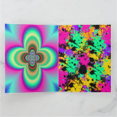 Groot Geploeterd Wenskaart Kaart (Binnen)