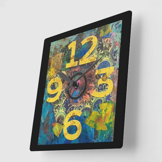 Groot getal vierkante klok (Hoek)