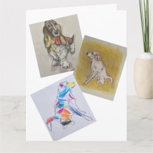 Groot, gevouwen Wenskaart van 8,5 inch x 11 inch Kaart