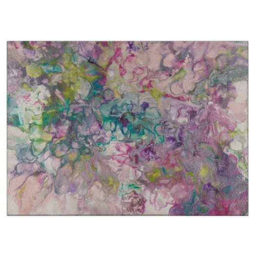 Groot glazen snijvlak snijplank (Voorkant)