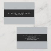 Groot grijs professioneel Visitekaartje (Voorkant / Achterkant)