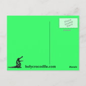 groot groen briefkaart (Achterkant)