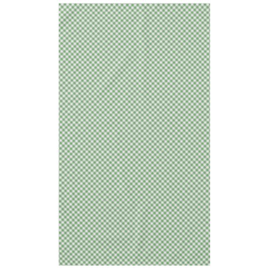 Groot groen/wit Gingham Controleert Patroon geomet Tafelkleed (Voorkant)