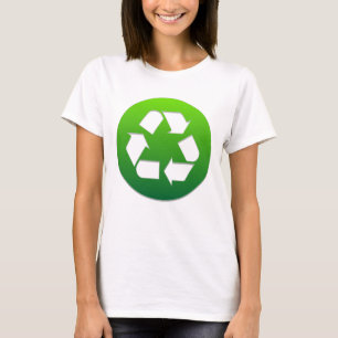 Groot Groene Recycling Sign T-shirt