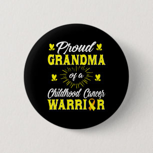 Groot grootmoeder van kinderkanker Awaren Ronde Button 5,7 Cm