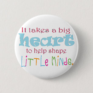 Groot Hart: Adviseur: Mentor: Leraar Ronde Button 5,7 Cm