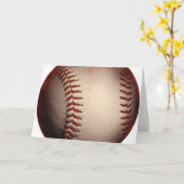 Groot het Branden Honkbal Kaart (Gele Bloem)