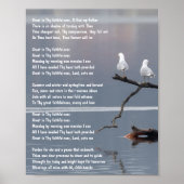 Groot is Uw Trouw Kerk Christelijke Hymne Poster (Voorkant)