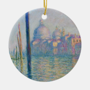Groot Kanaal Monet Venetië Italië Klassiek Schilde Keramisch Ornament
