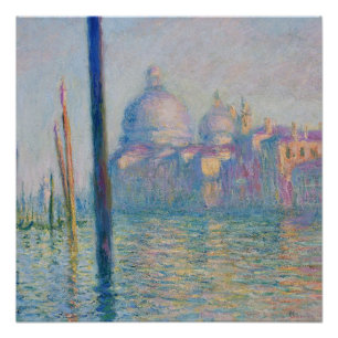 Groot Kanaal Monet Venetië Italië Klassiek Schilde Perfect Poster