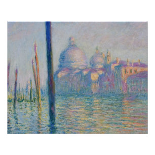 Groot Kanaal Monet Venetië Italië Klassieke Schild Perfect Poster