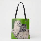 groot kitten klein kitten tote bag (Voorkant)