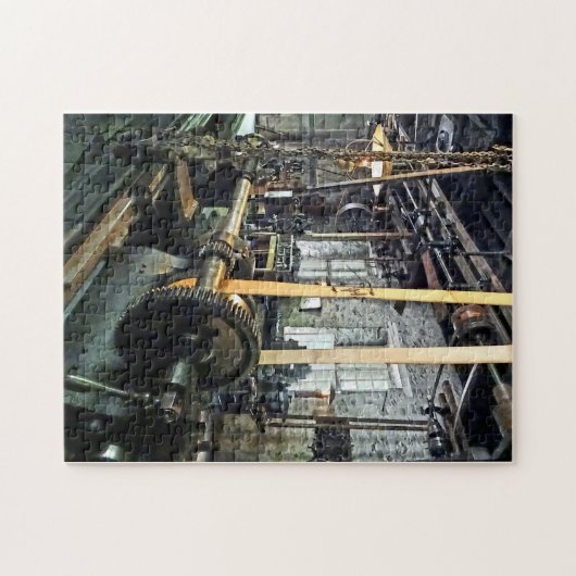 Groot laboratorium in machine-winkel legpuzzel (Horizontaal)