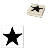 Groot Land Star Rubber Art Stamp Rubberstempel (Gestempeld)