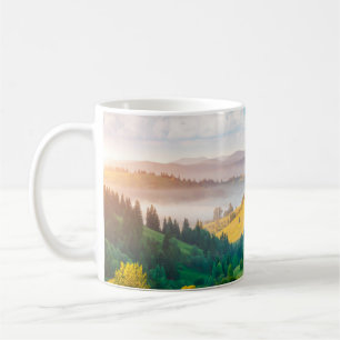 Groot landschap in het daglicht. Loca Koffiemok