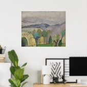 Groot landschap met bomen Matisse Poster (Thuiskantoor)