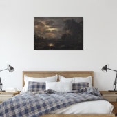 Groot landschap met brug canvas afdruk (Insitu (Slaapkamer))