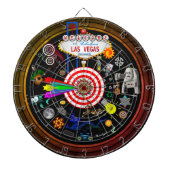Groot Las Vegas Multi-Target Gaming Dartboard Dartbord (Voorkant)
