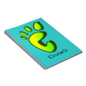 Groot licht aanpassen Groen formaat Notitieboek (Rechterzijde)