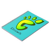 Groot licht aanpassen Groen formaat Notitieboek (Linkerzijde)