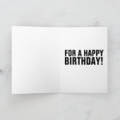 GROOT MAAR GROOT BIRTHDAY WIL FUNNY KAARTEN VOOR H (Binnen)