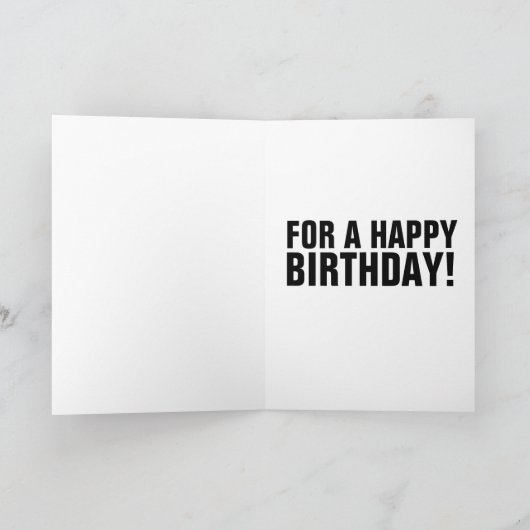 GROOT MAAR GROOT BIRTHDAY WIL FUNNY KAARTEN VOOR H (Binnen)