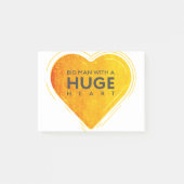 Groot man met een groot hart post-it® notes (Voorkant)