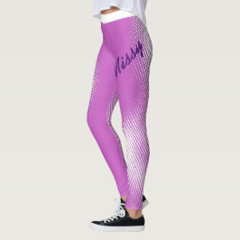 Groot Manuscript met het Witte Patroon van de Dot Leggings