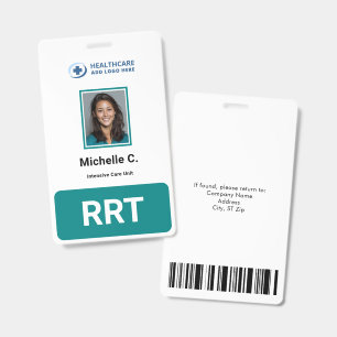 Groot medisch kliniek personeel foto ID kaart Badge
