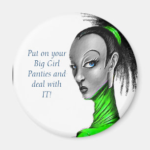 Groot meisje slipjes magneet