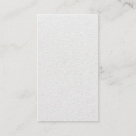 Groot monogram | Achtergrond canvas Visitekaartje (Achterkant)