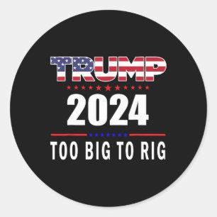 Groot naar Rig Gezegde Trump 2024 Grappig Trump Qu Ronde Sticker