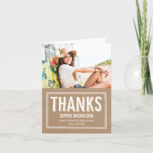 Groot nieuws Afstuderen Bedankt Card Craft