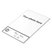 Groot notitieblok voor de wedstrijdhandtekening -  (Schuin)