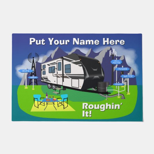 Groot ontwerp XLS 17MKE Doormat Deurmat (Voorkant)