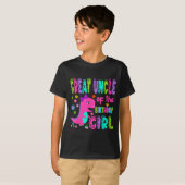 Groot-oom van de jarige saurus rex t-shirt (Voorkant volledig)